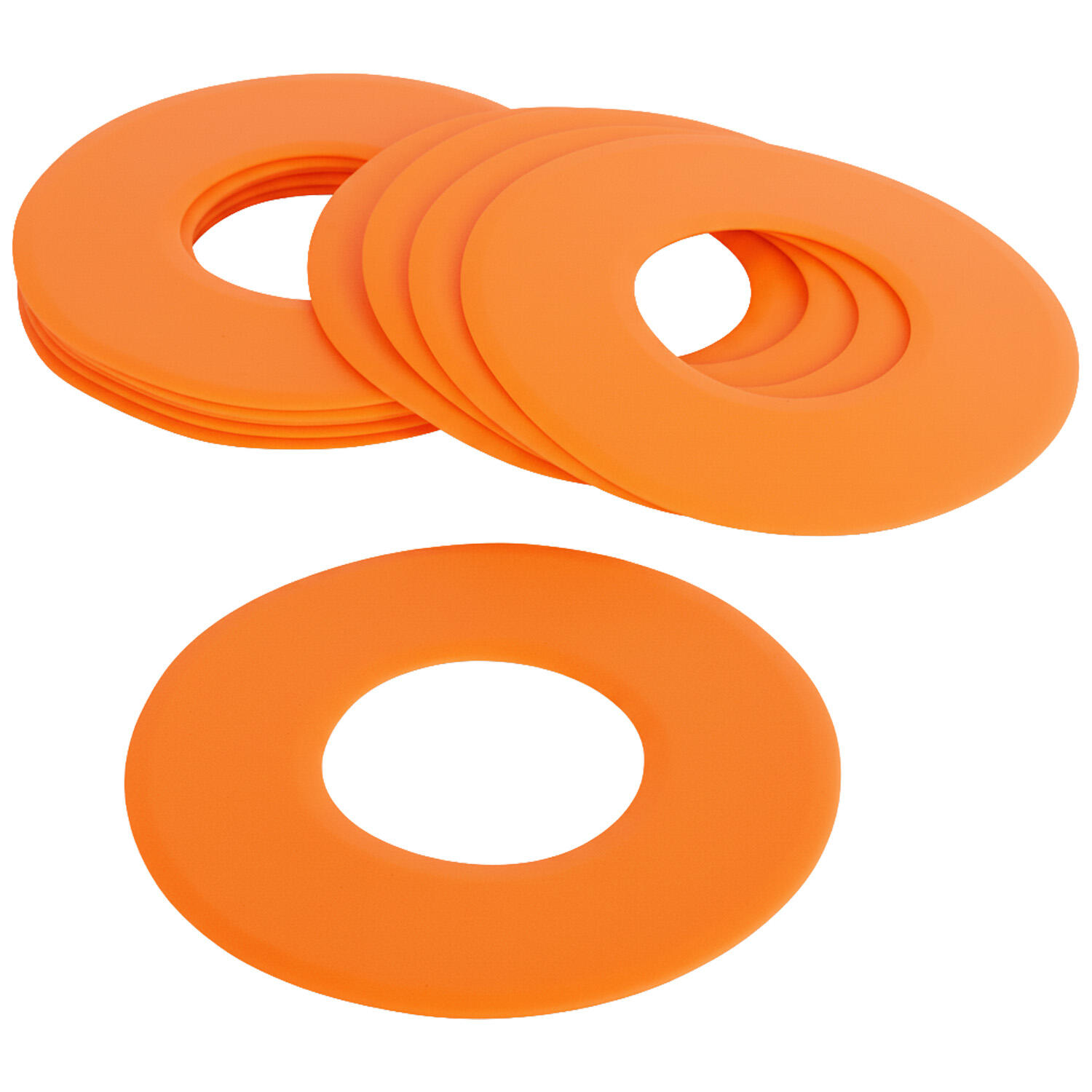 Set 10 Aros Planos Zastor Sol-Ring - Naranja 3/4