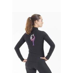 Veste technique doublée polaire - Biellmann Rose dégradé