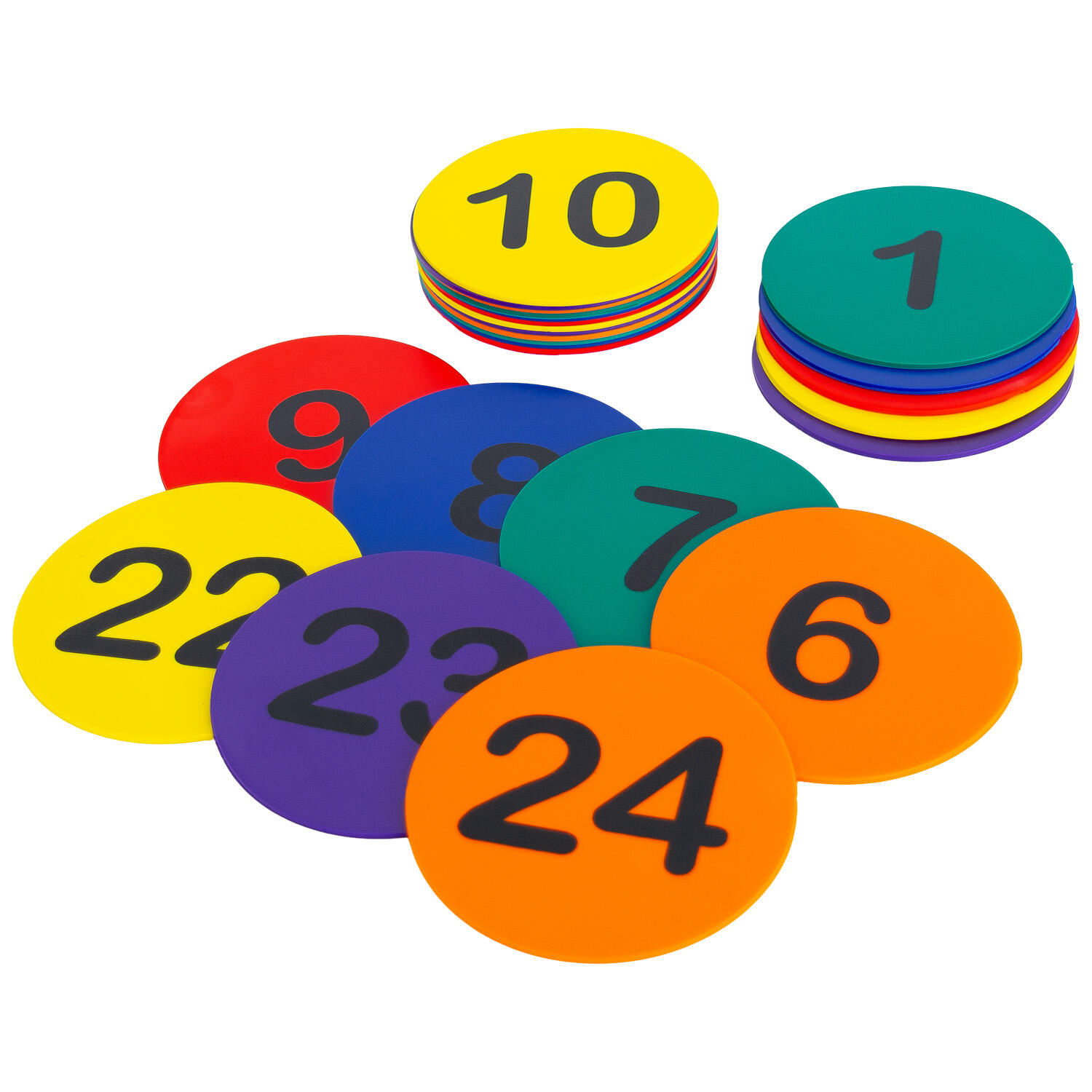 Set 24 Discos Entrenamiento Numerados Zastor Sol-Rank 4/4