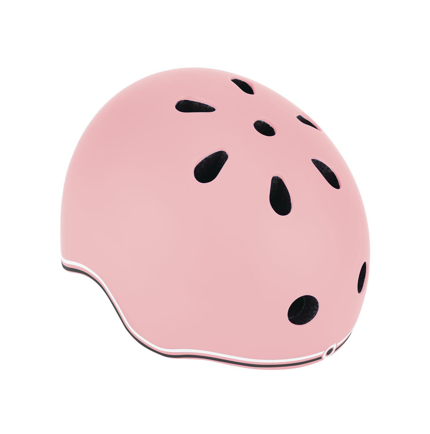 Casco bambino Globber Go Up Lights Rosa Pastello 8/13