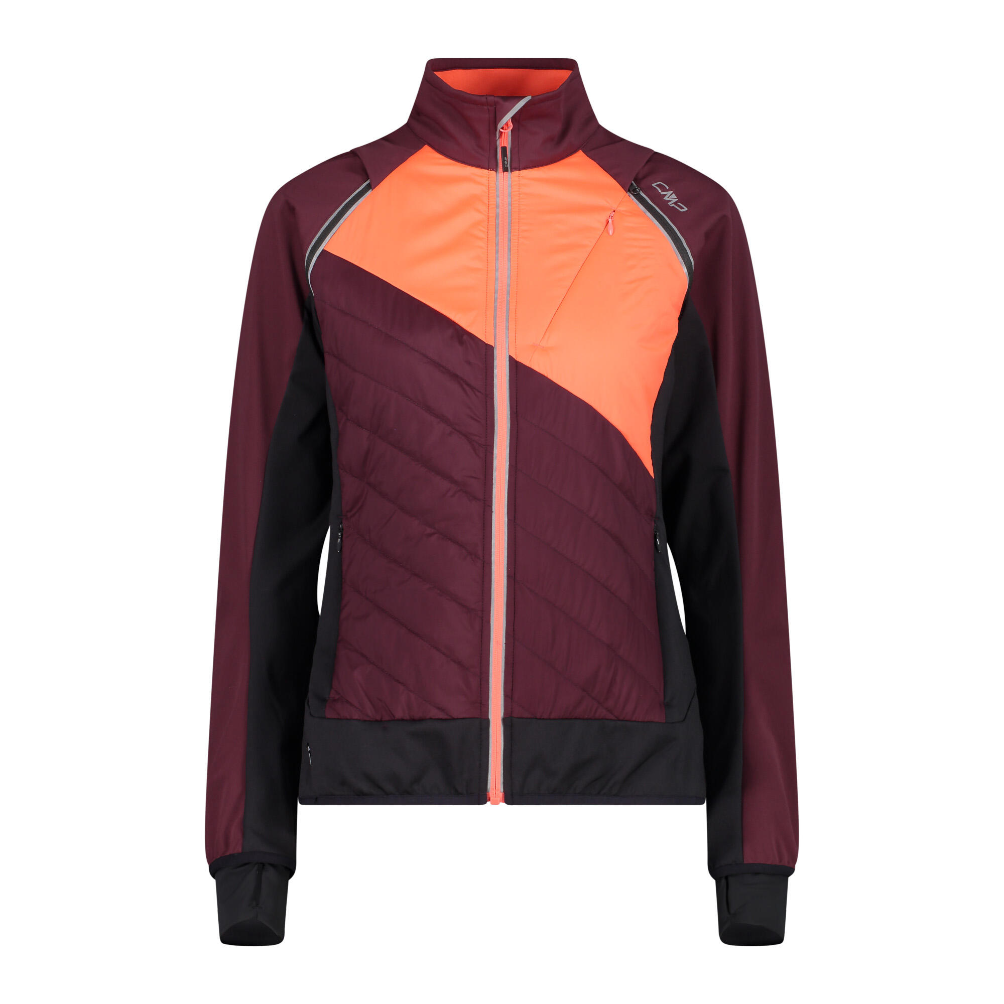 Cmp - Veste De Ski De Randonnée Femme Cmp - Softshell - Blanc|rouge - 40 M - Decathlon