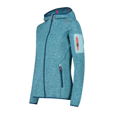 Pile donna con cappuccio e zip CMP