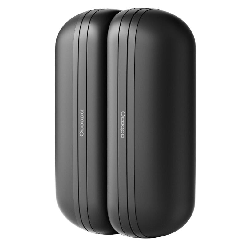 Încălzitor electronic de mâini Ocoopa UT2s mini, 2×6 h, 2×2600 mAh, negru