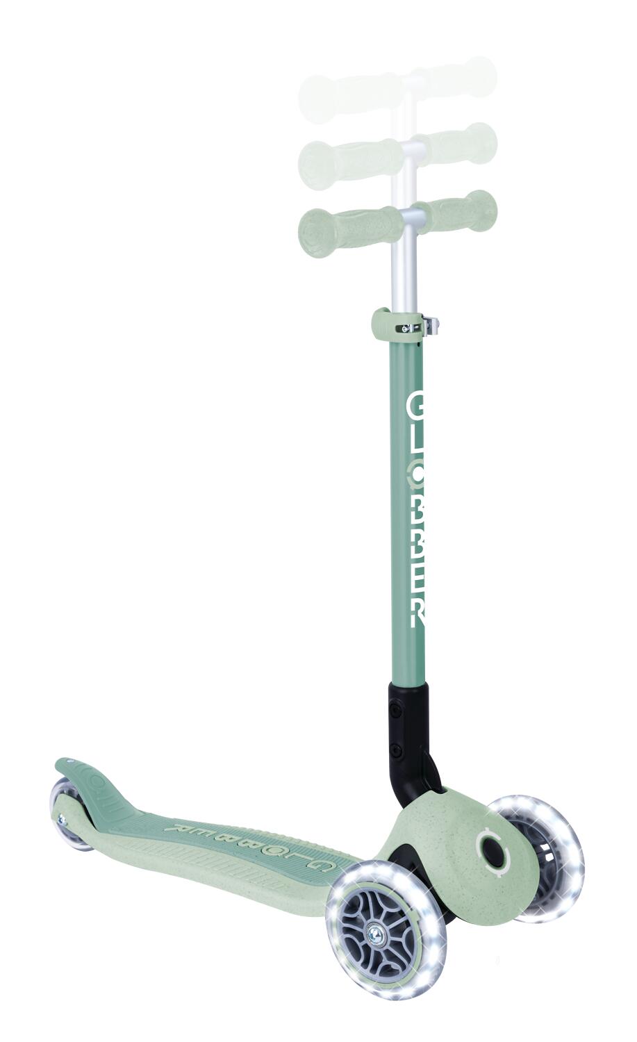 Globber Primo ECO foldable lights step in Pistachio 9/14