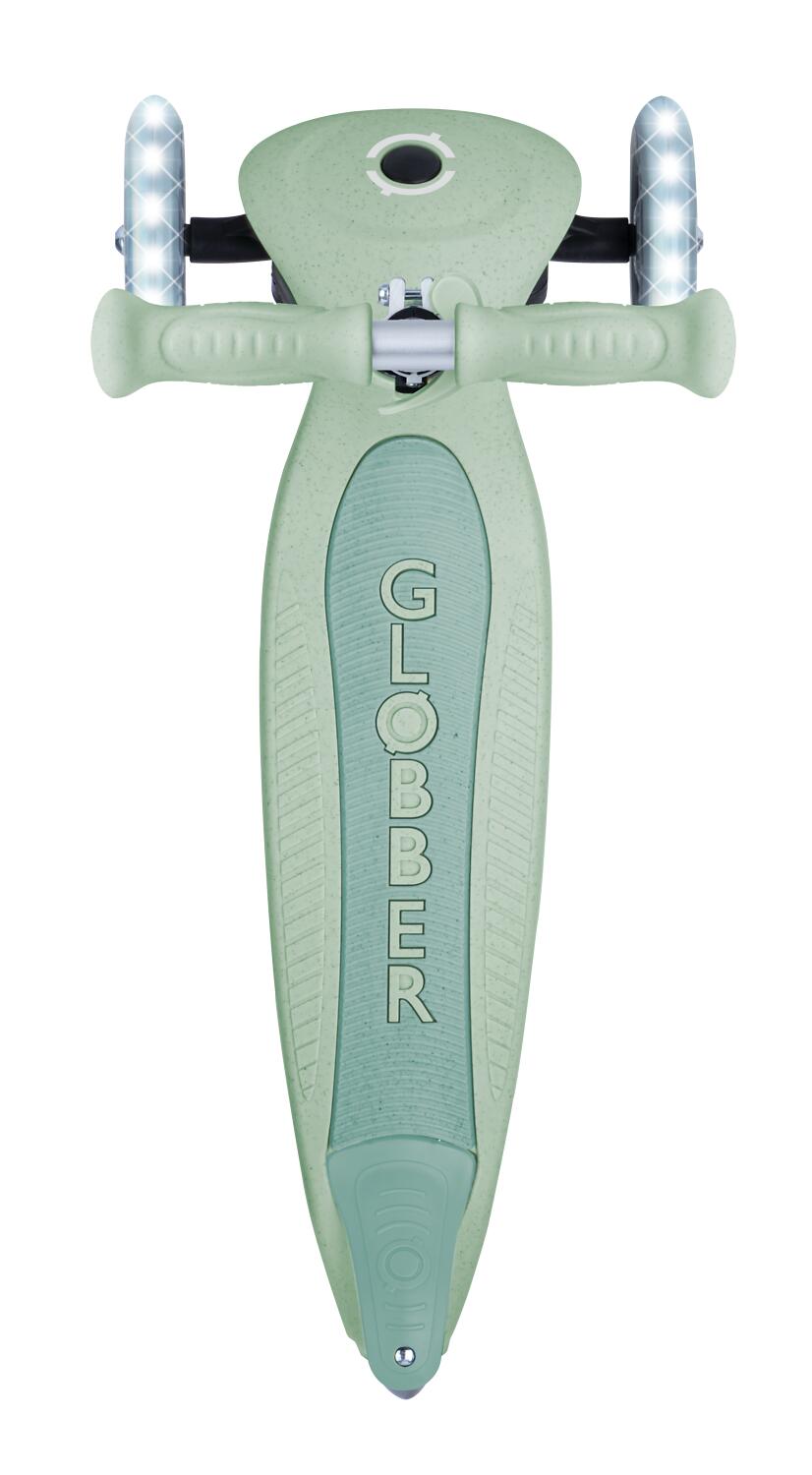 Globber Primo ECO foldable lights step in Pistachio 13/14