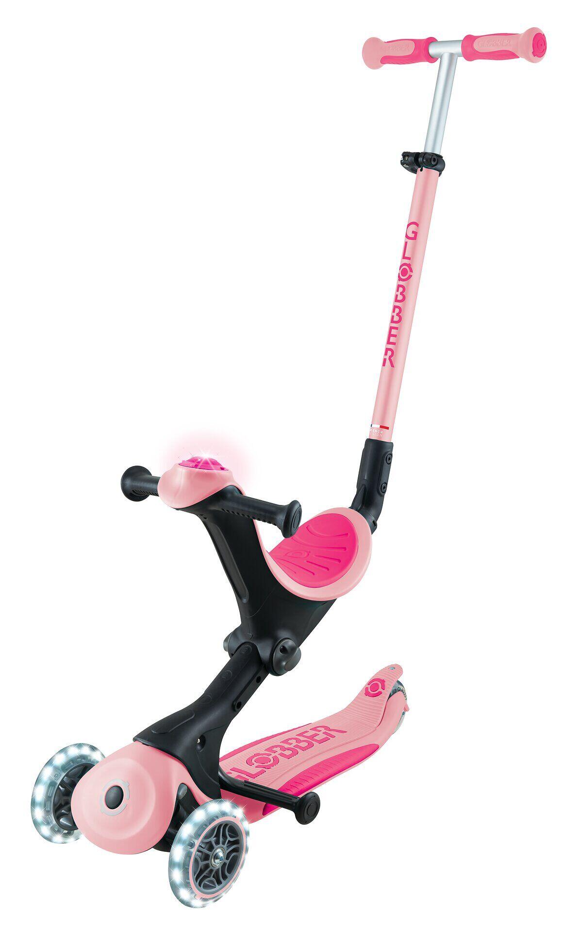 Trottinette évolutive GO-UP DELUXE LIGHTS - Rose 8/14