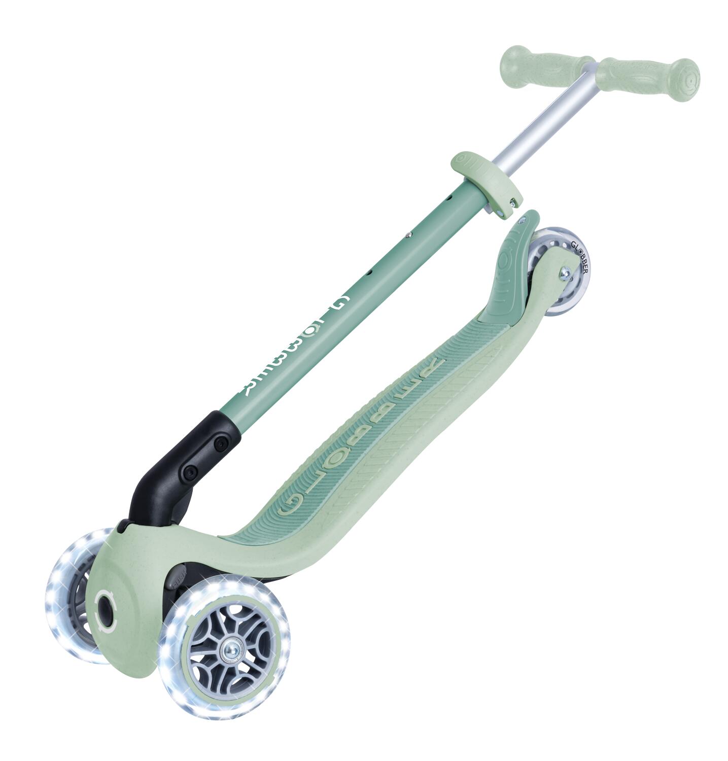 Globber Primo ECO foldable lights step in Pistachio 10/14