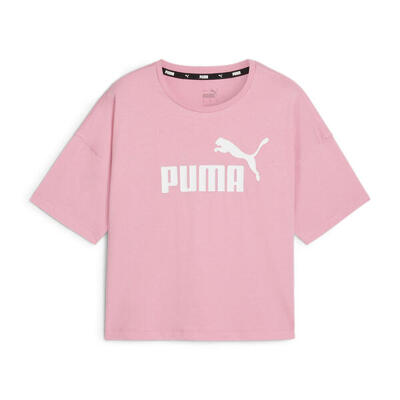 Puma Damen T-Shirt Essential Logo Cropped tee 586866