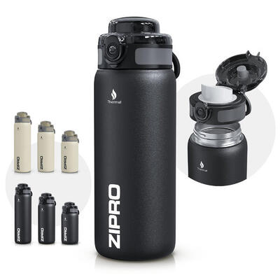 Borraccia termica ZIPRO - Acciaio inox premium senza BPA