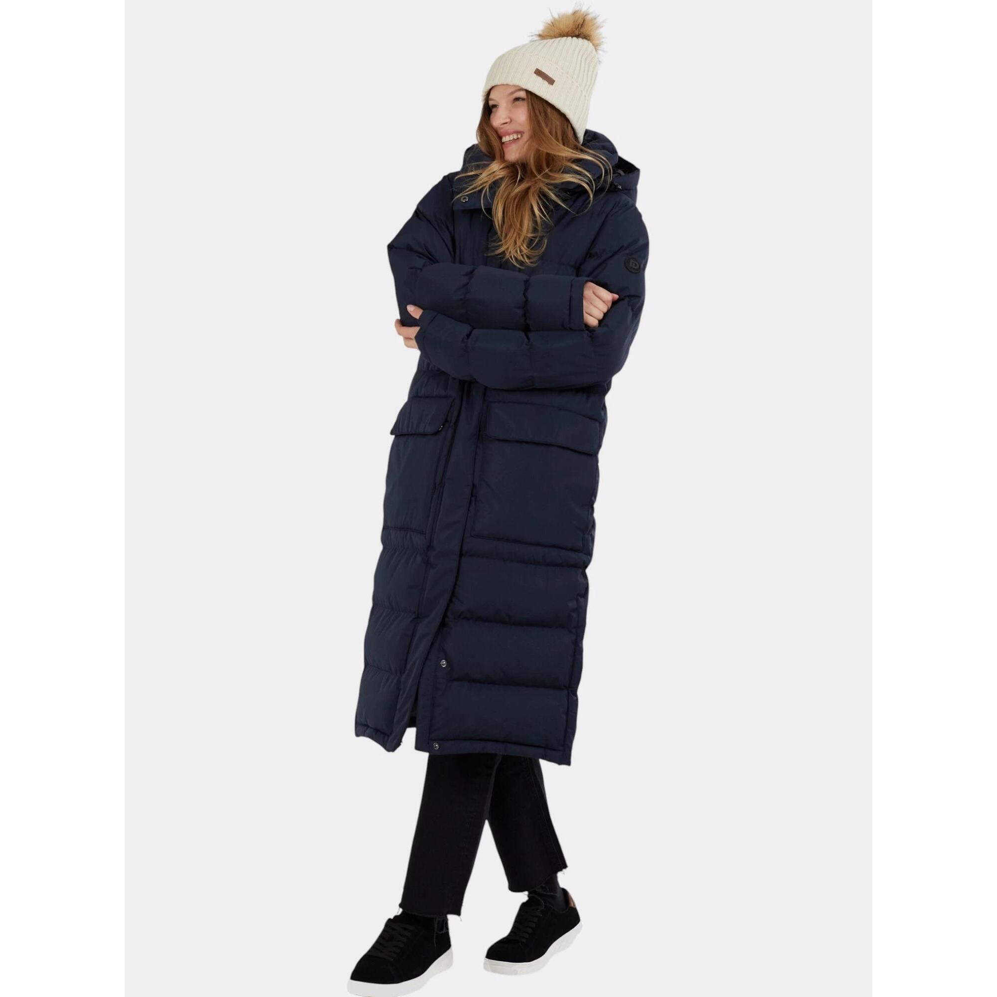 Fundango - Manteau D'Hiver Femme Sabina - Doudoune Synthétique - Bleu - Decathlon