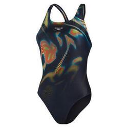 Maillot de bain 1863 ECO Endurance+ Powerback noir imprimé