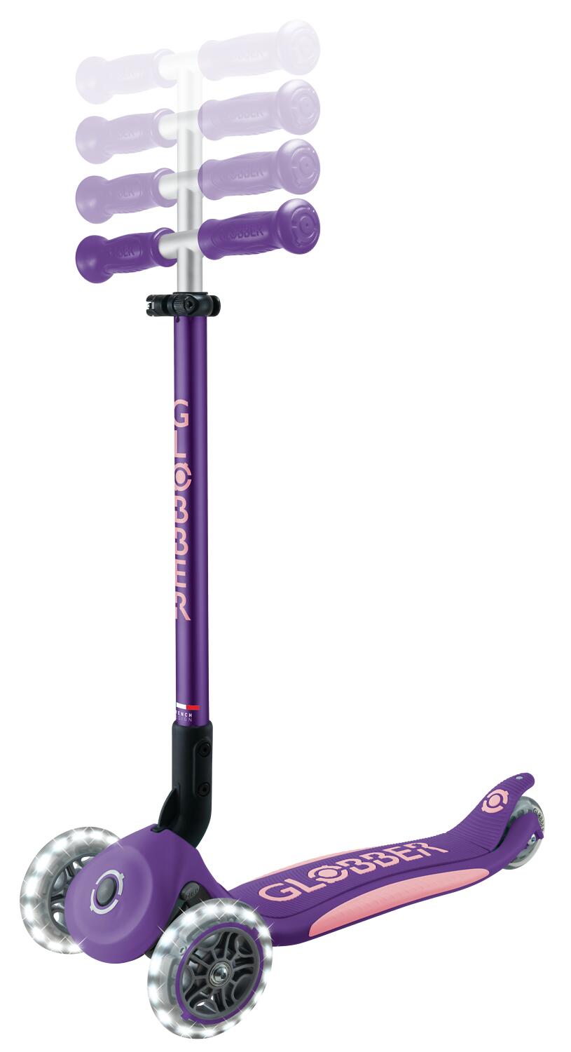 Globber Primo Foldable Plus Lights Paars 9/14