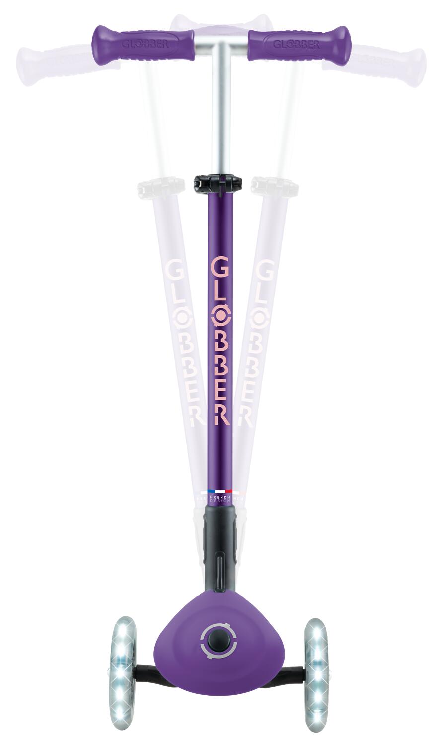 Globber Primo Foldable Plus Lights Paars 11/14