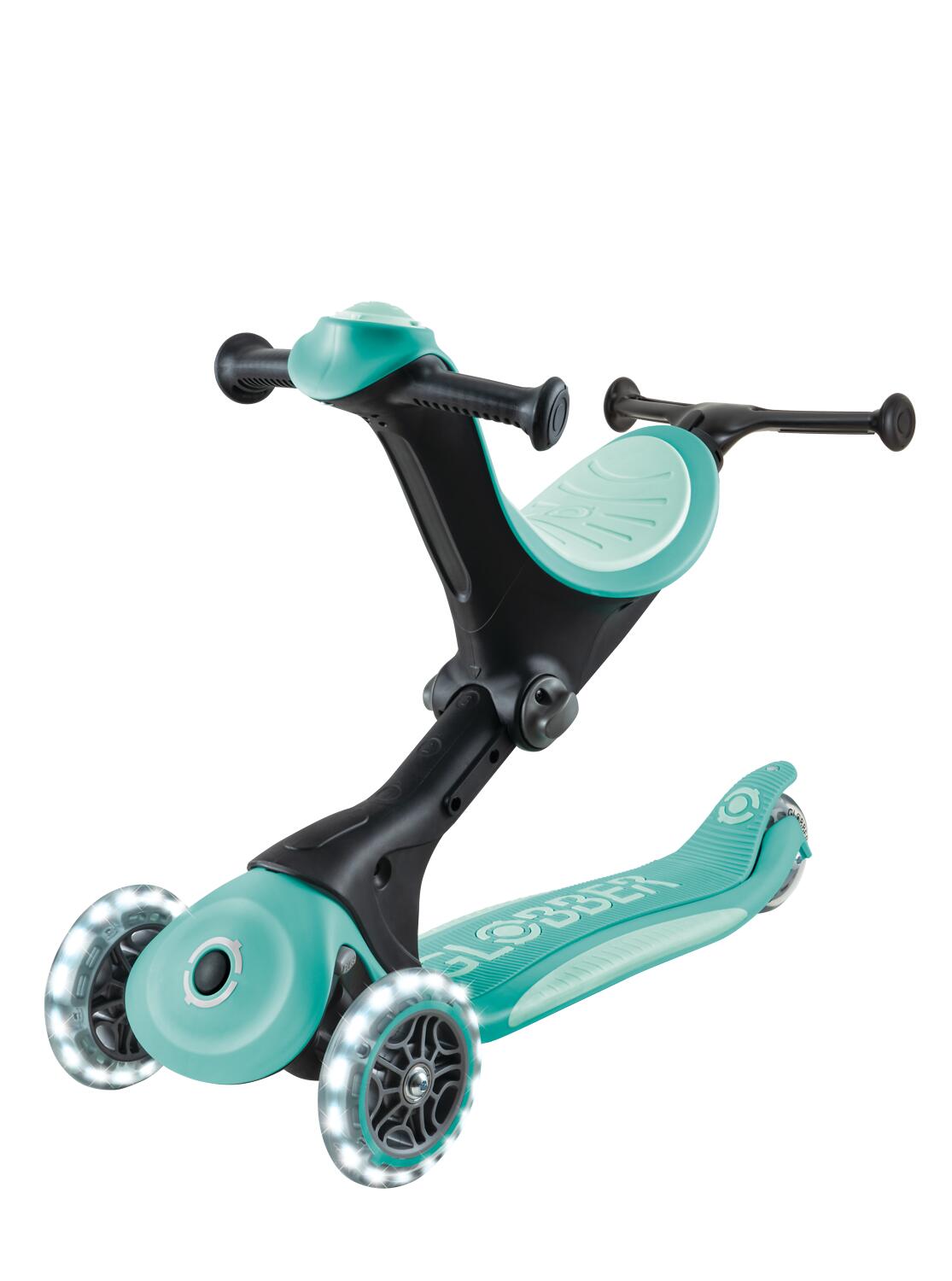 Meegroeistep GO-UP DELUXE LIGHTS - Mintgroen 9/13
