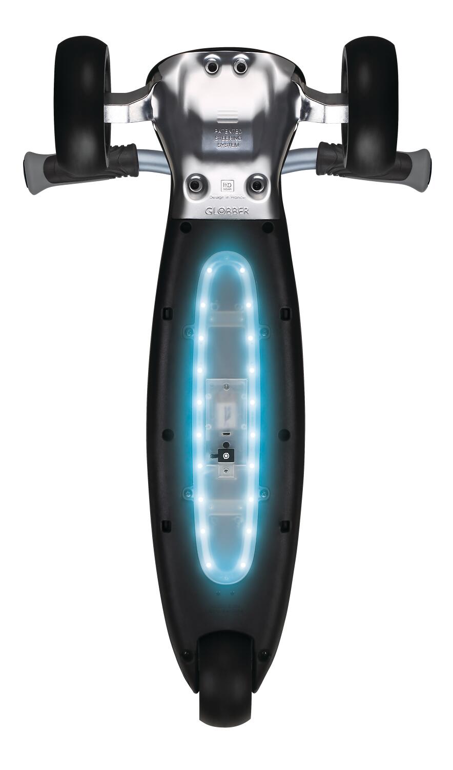 GLOBBER ULTIMUM LIGHTS grau, mit Leuchtmodul 6/8