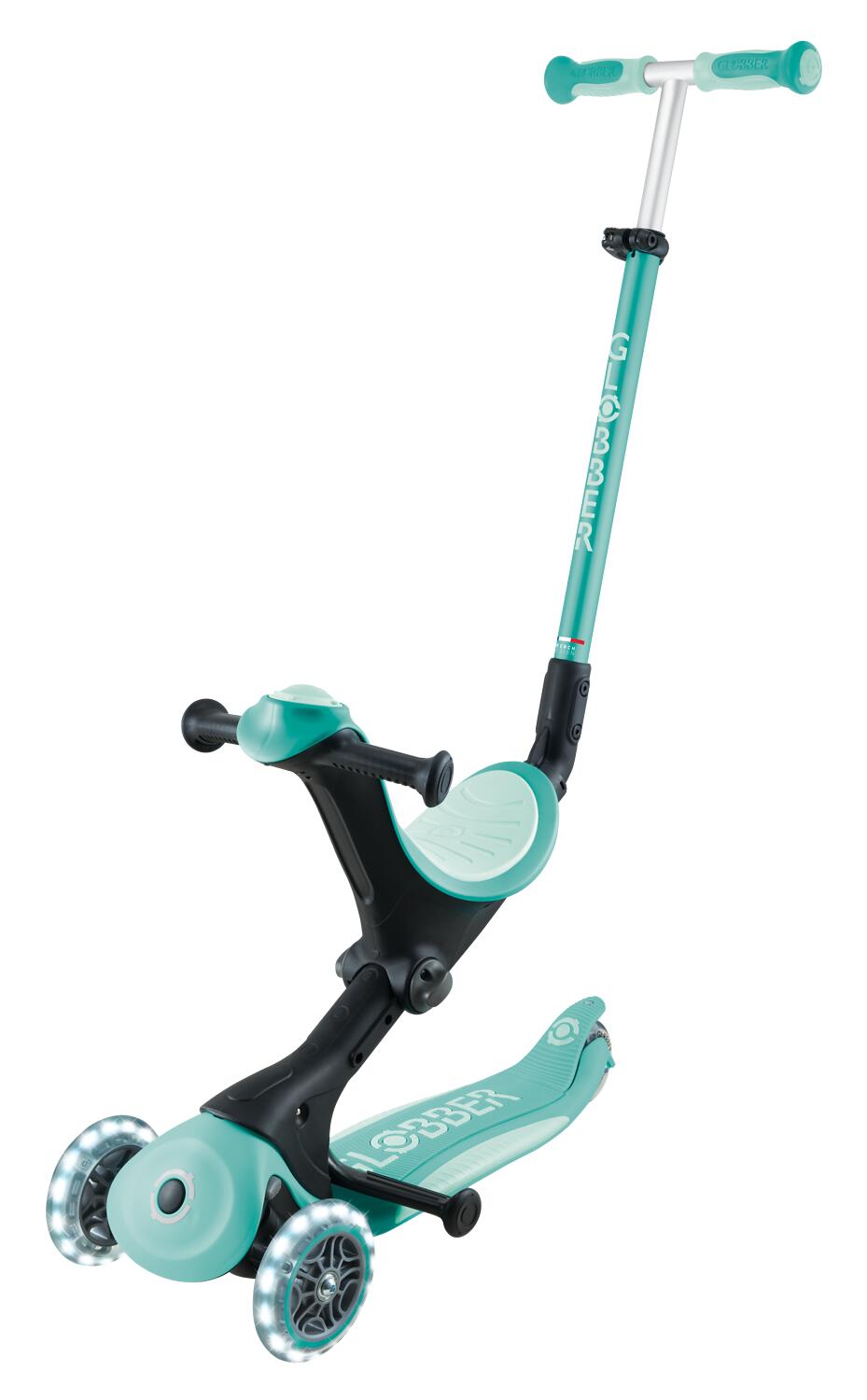 Meegroeistep GO-UP DELUXE LIGHTS - Mintgroen 8/13
