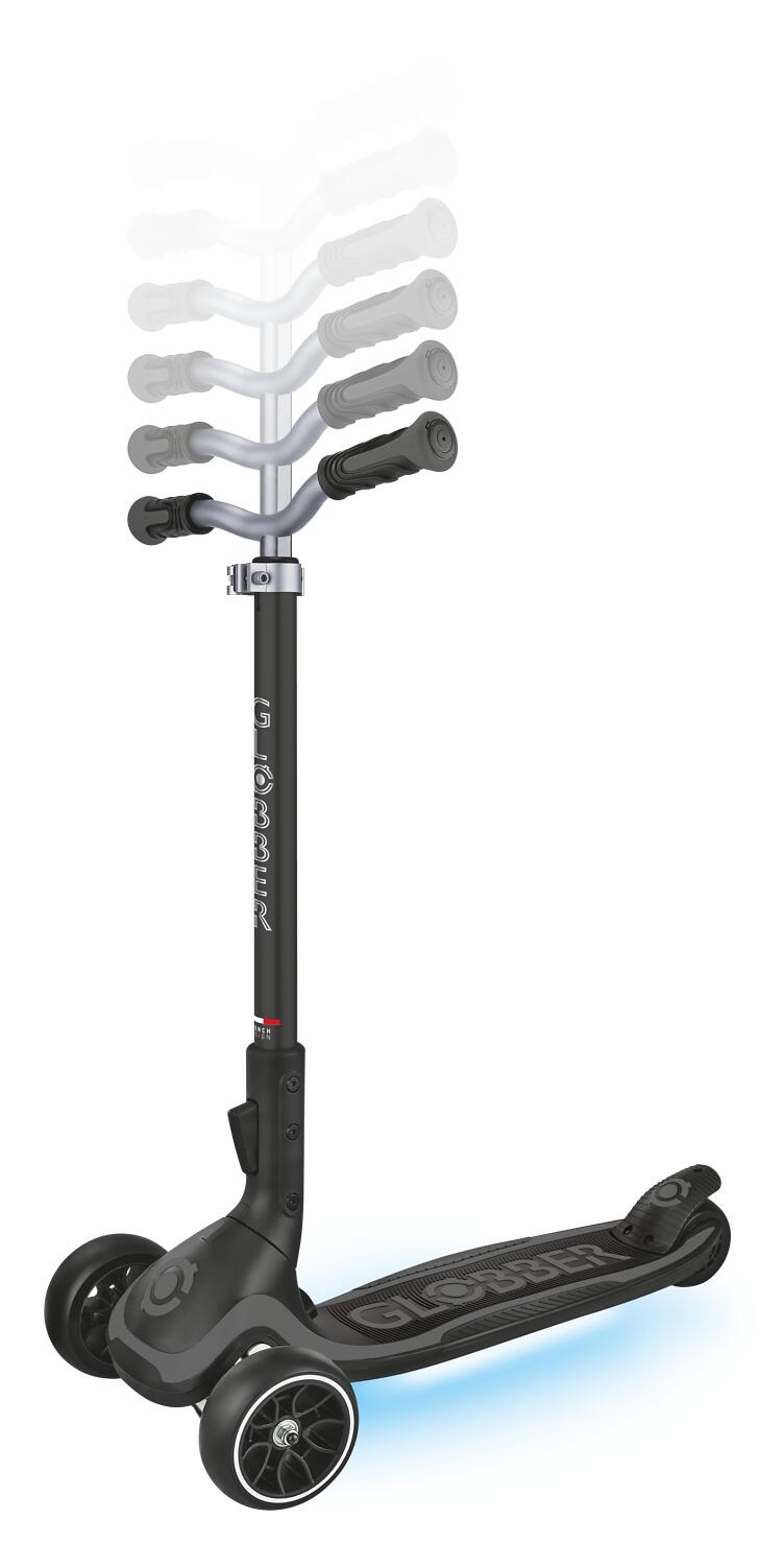GLOBBER ULTIMUM LIGHTS grau, mit Leuchtmodul 3/8