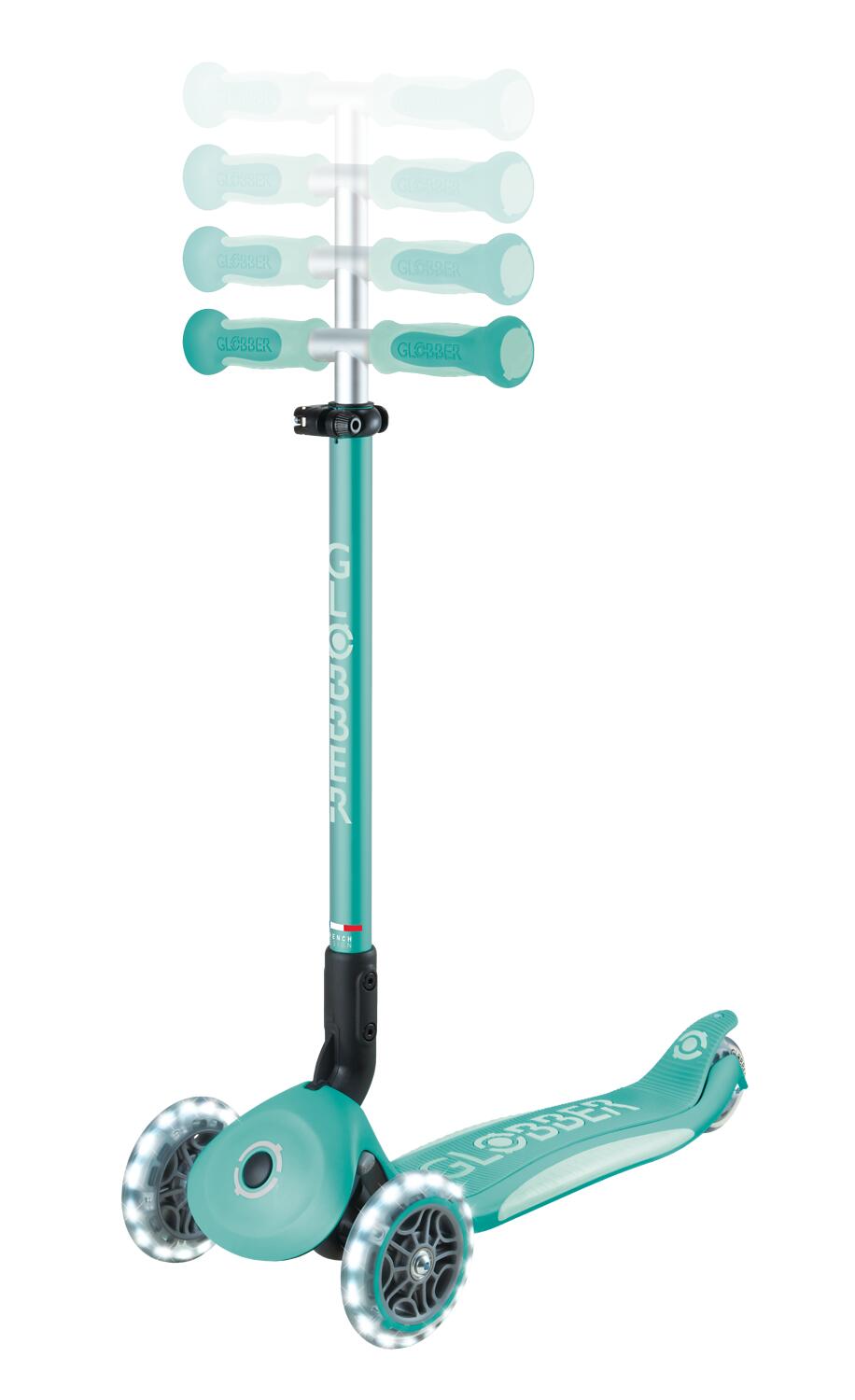 Meegroeistep GO-UP DELUXE LIGHTS - Mintgroen 12/13