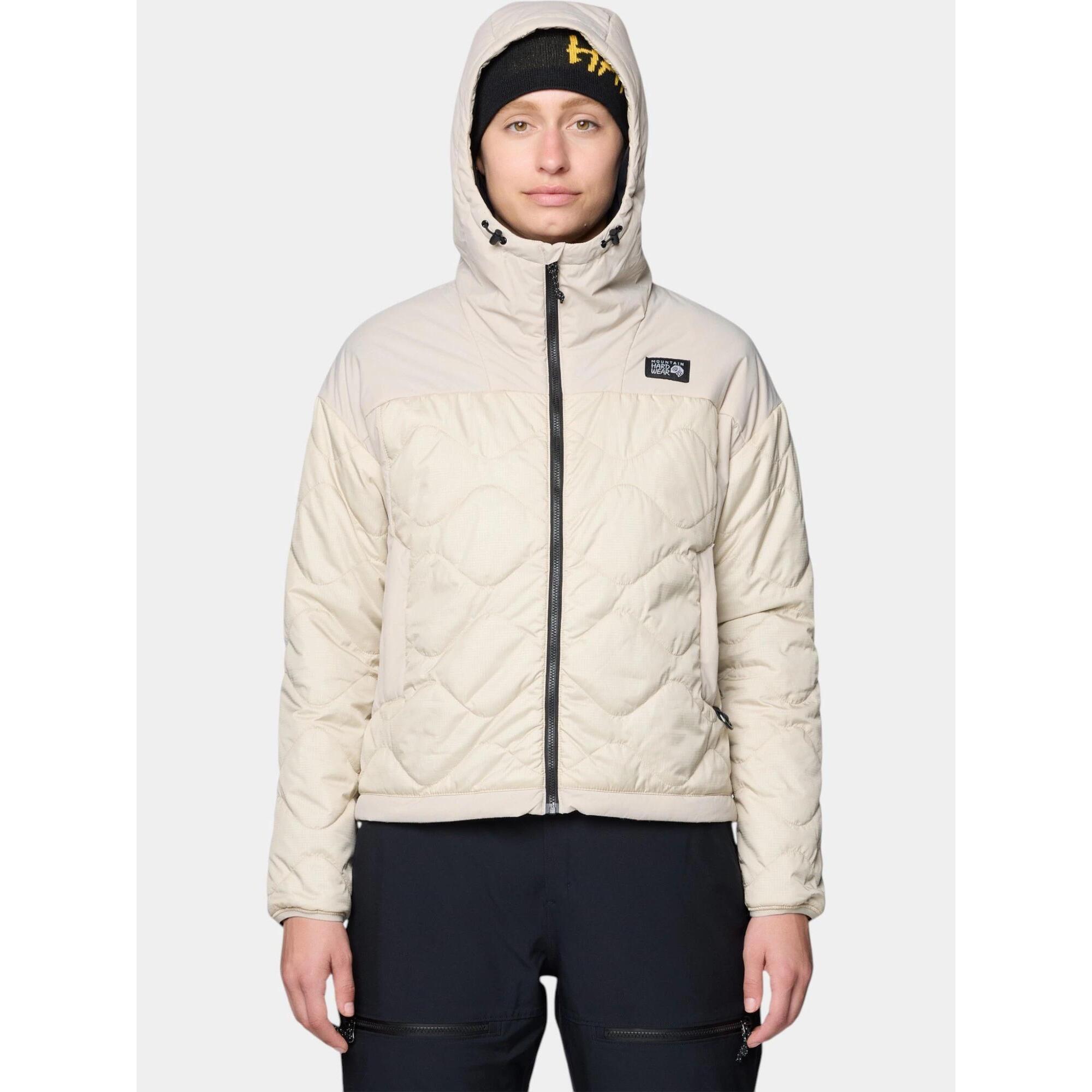 Mountain Hardwear - Manteau D'Hiver Femme Powder Maven - Doudoune Synthétique - Blanc - Decathlon