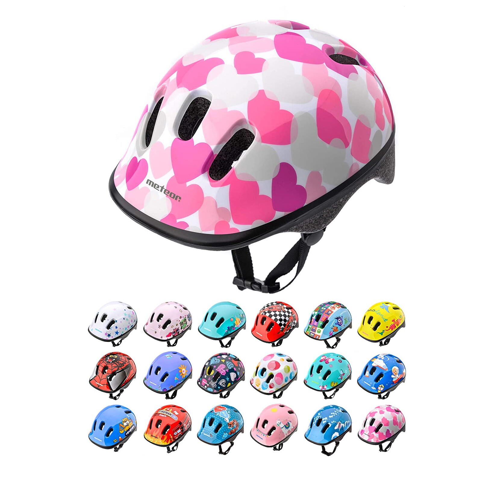 Meteor Helmet For Kids Toddler Childrens Boys Girls KS06 6/7