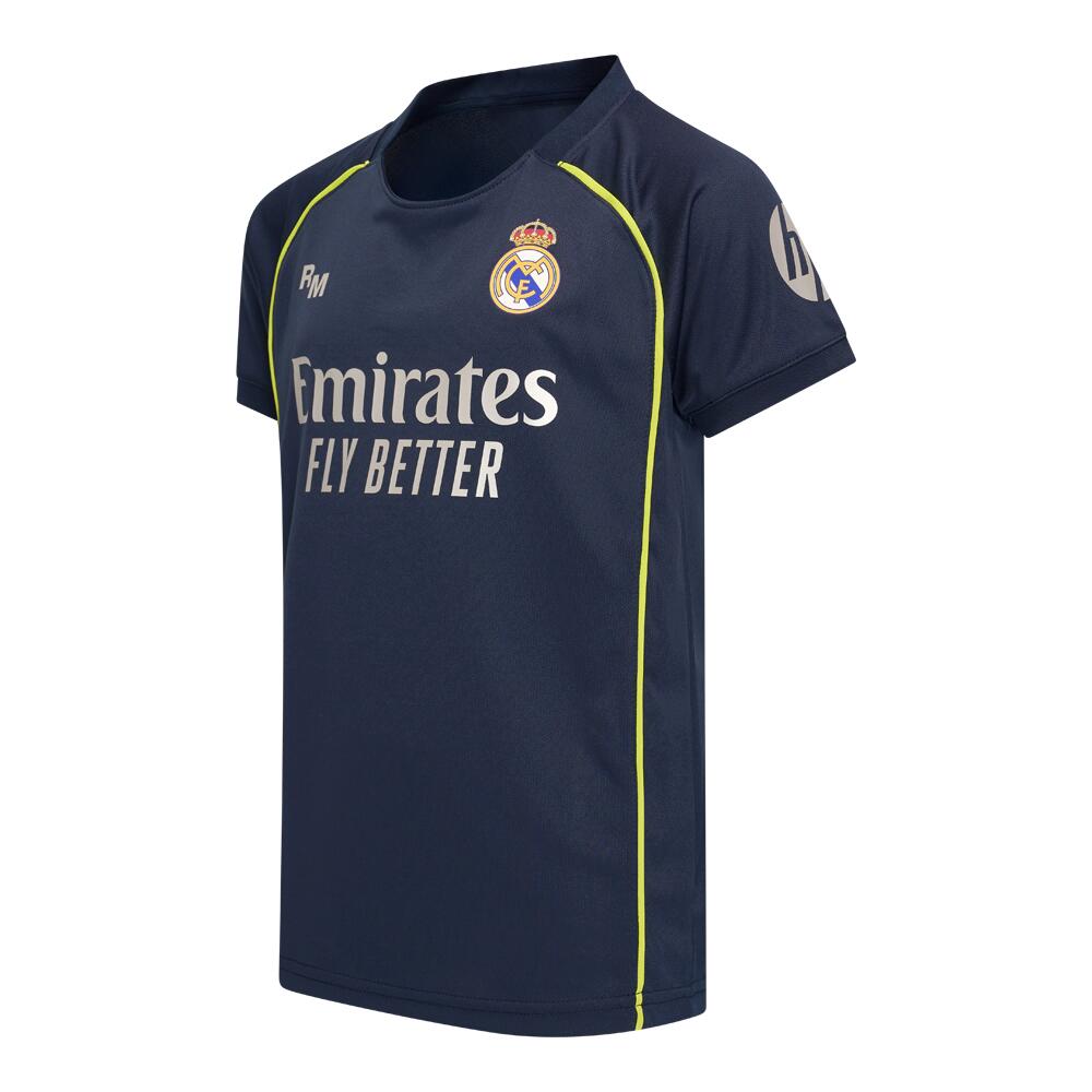 Real Madrid - Maillot Extérieur Enfant Jude Bellingham Real Madrid 25/26 - T-shirt Manches Courtes - Bleu - Decathlon