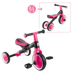 Tricycle LEARNING 2-en-1 - Rose Fuchsia