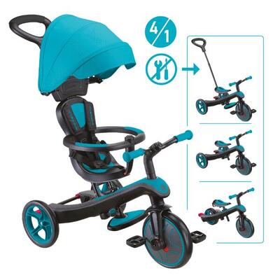 GLOBBER EXPLORER TRIKE 4in1 rot
