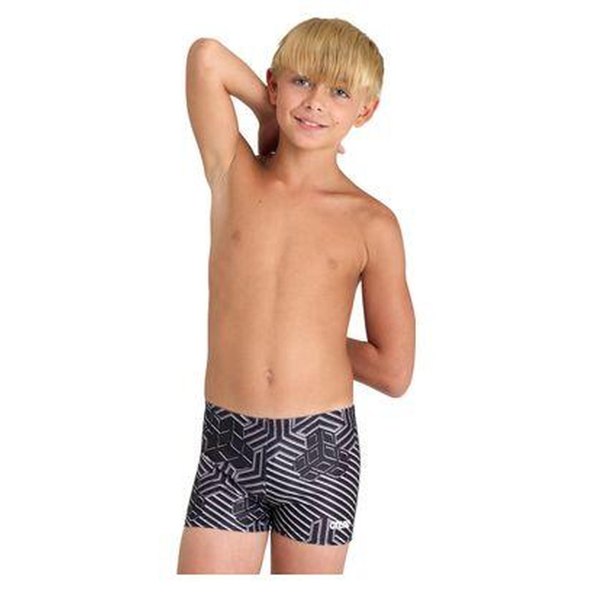 Arena - Maillot De Bain Arena Enfant Kikko Pro Swim Short Noir - Boxer De Bain - Noir - Decathlon