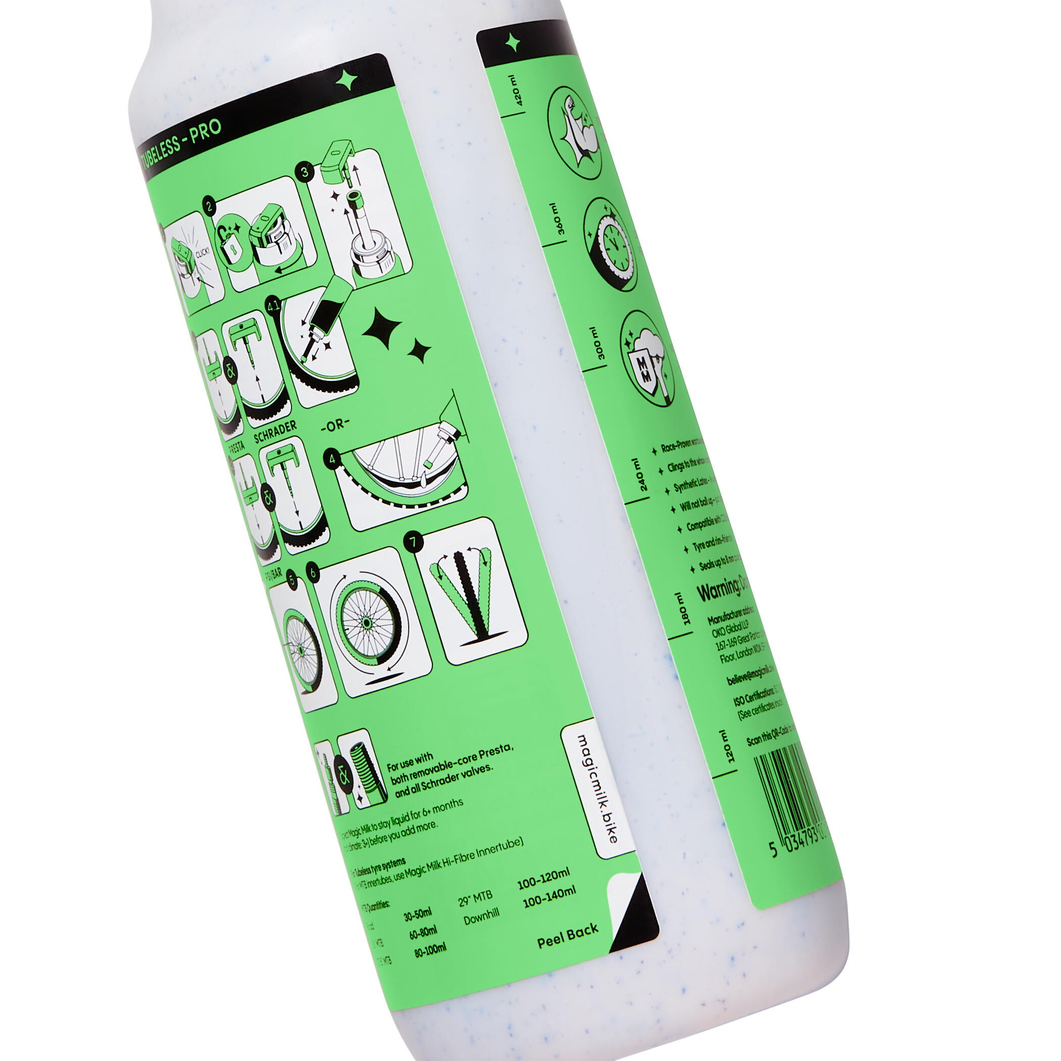 Magic Tubelless Pro tyre sealant 1 Liter | anti lek vloeistof | Tubeless 2/5