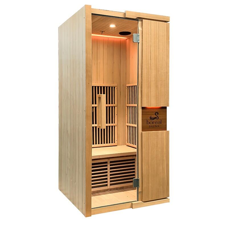 Boreal - Sauna Infrarouge Boreal® Carbone Ir1 (1 Place) 90x90 - Sauna - Taille Unique - Decathlon