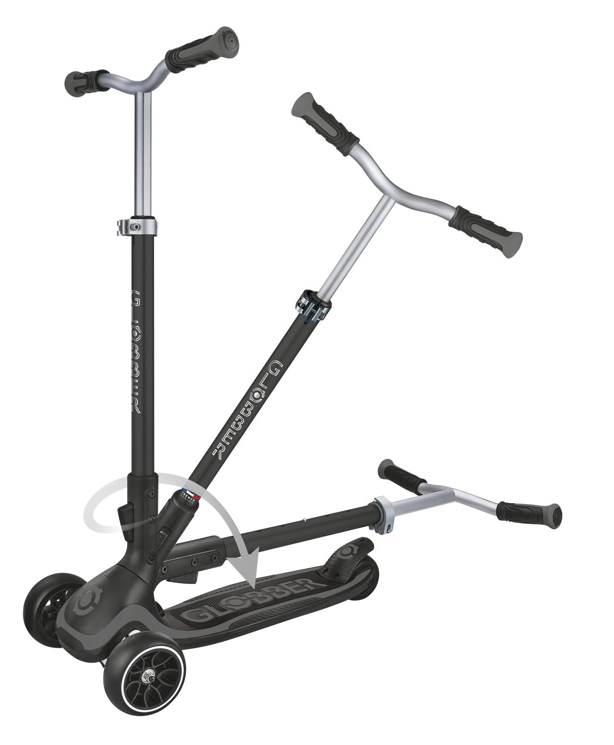 Trottinette ULTIMUM 3 roues évolutive - Gris 2/7