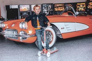 Yvolution driewielstep Glider Classic Rood 4/7