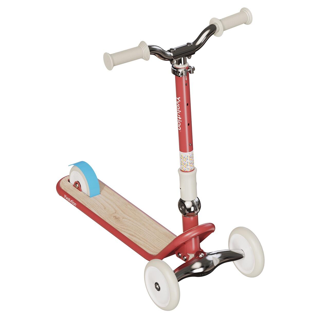 Yvolution - Yvolution Trottinette 3 Roues Glider Classic Rouge - Trottinette - Rouge - Taille Unique - Decathlon