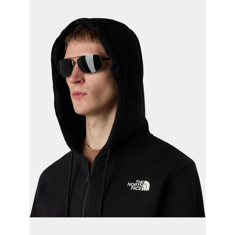 Pulover cu gluga M Simple Dome Full Zip Hoodie barbati