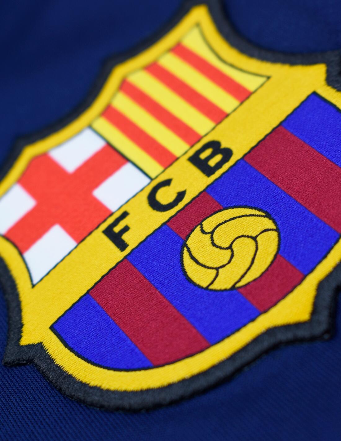 Chaqueta Entrenamiento Azul Marino FC Barcelona Junior 2/4