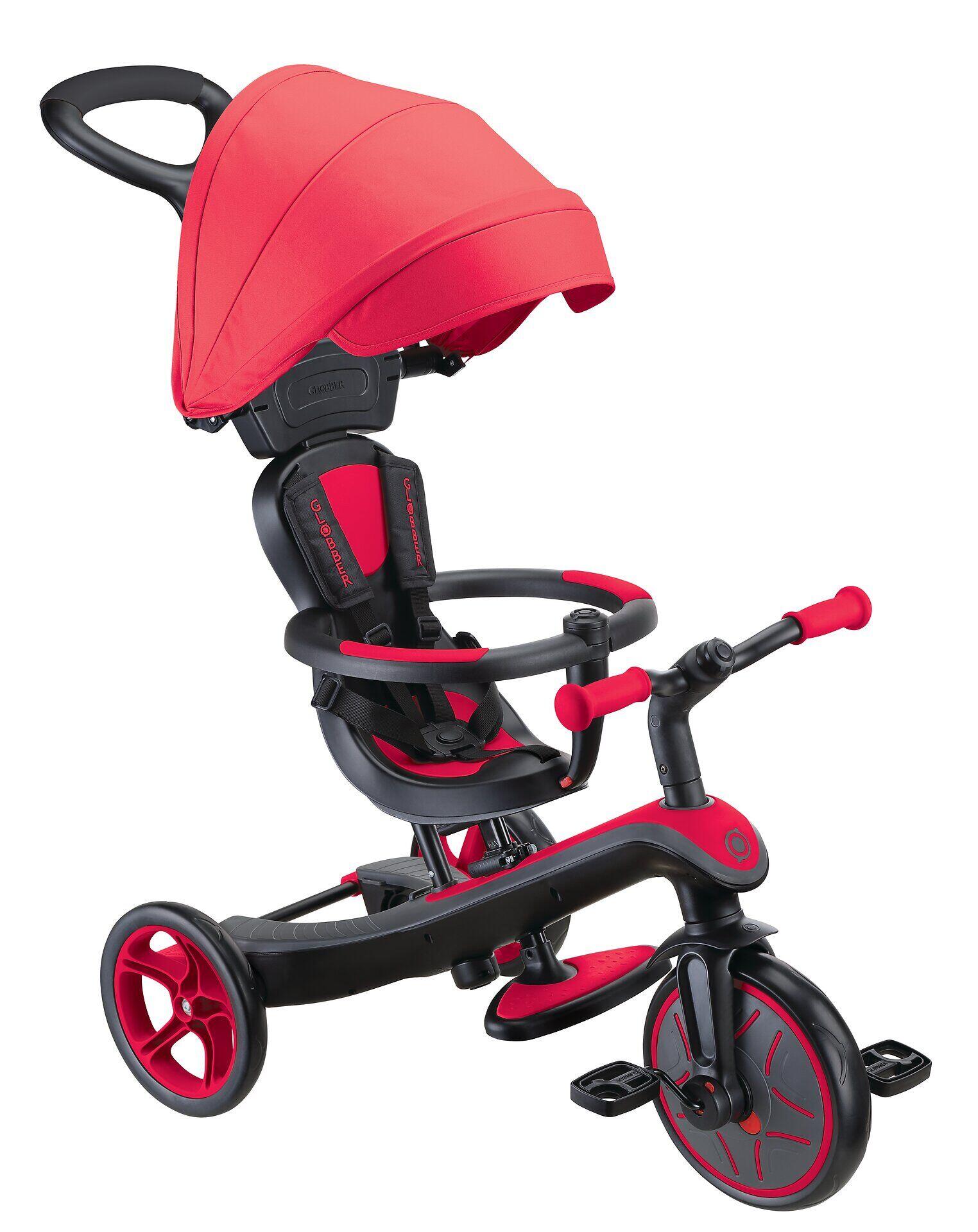 Tricycle évolutif pour bébé EXPLORER 4 en 1 - Rouge 10/15
