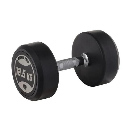 Fitness Tech Ronde Halters 12,5 kg - Set van 2 Stuks