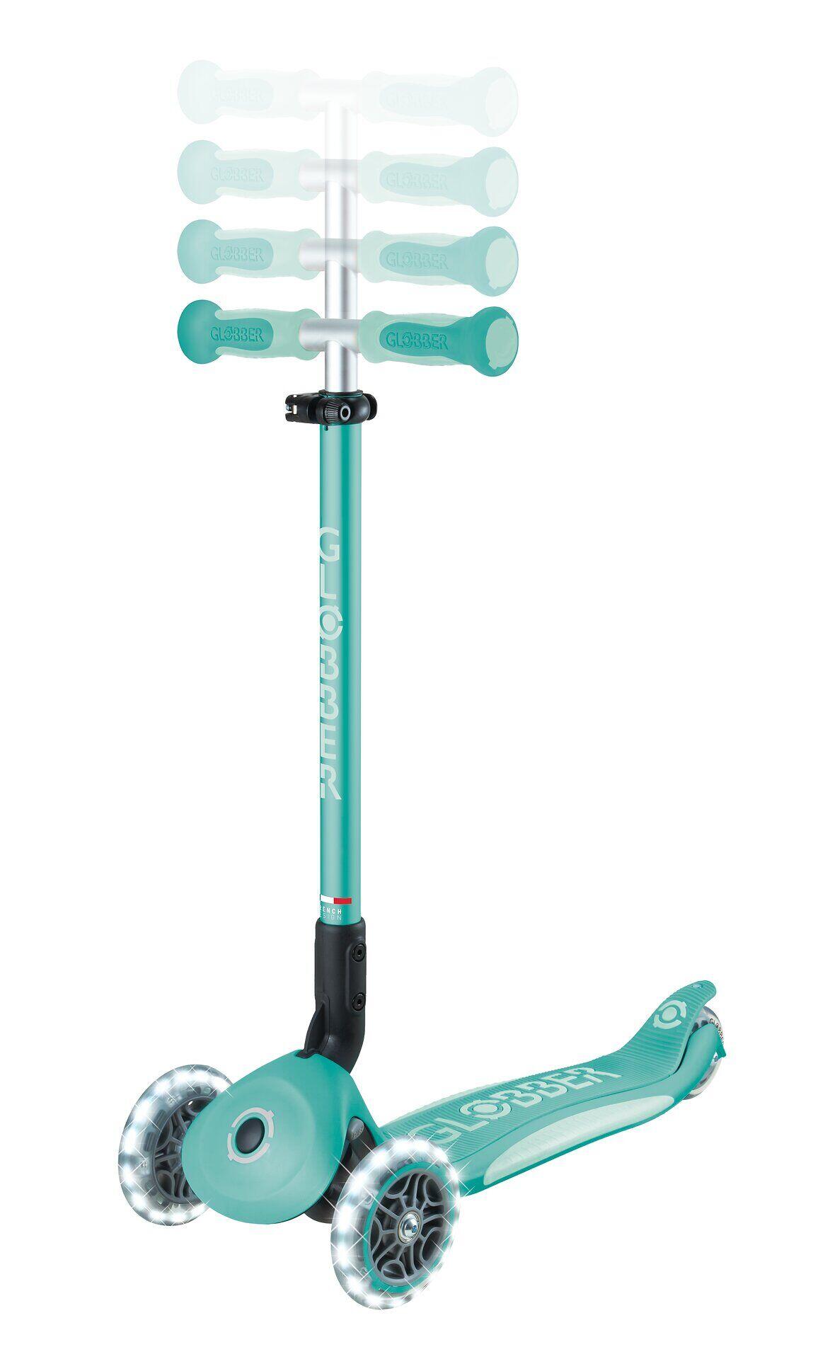 Globber Go Up Deluxe Flash Lights Mint 11/14