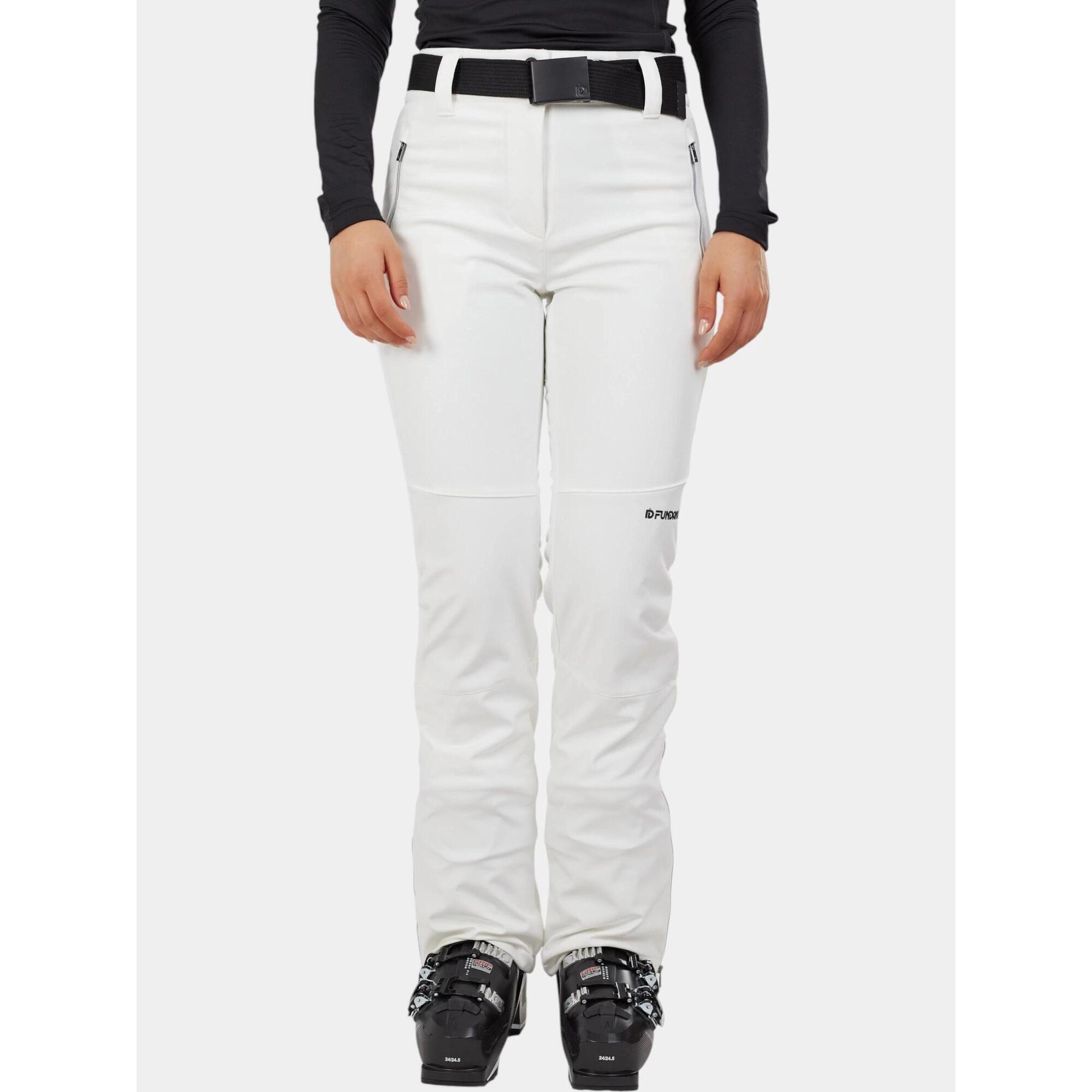 Fundango - Pantalon De Ski Femme Galena - Pantalon De Ski - Blanc - 38 S - Decathlon