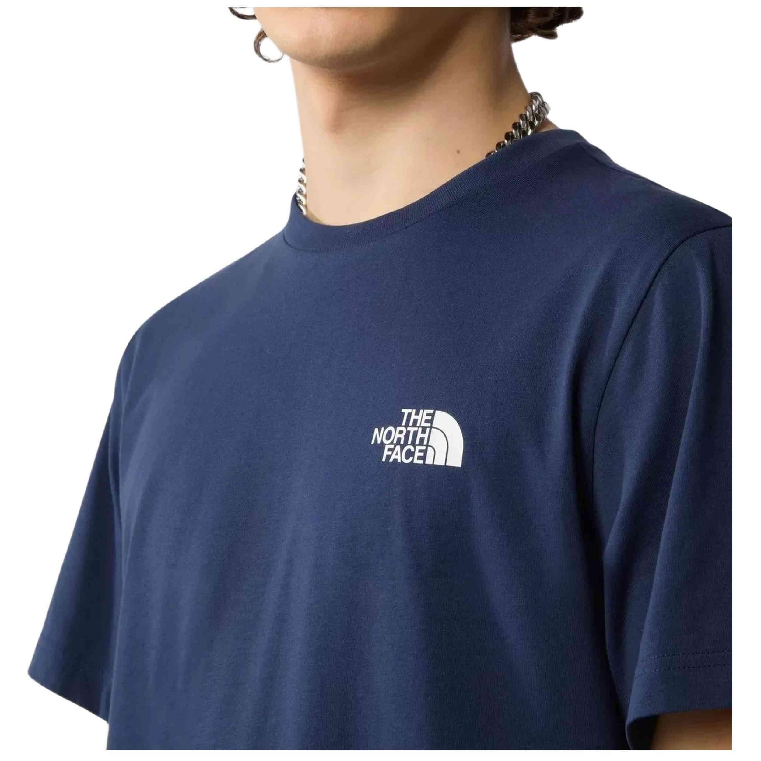 Maglia a maniche corte The north face modello NF0A87NG8K21 per uomini 4/5