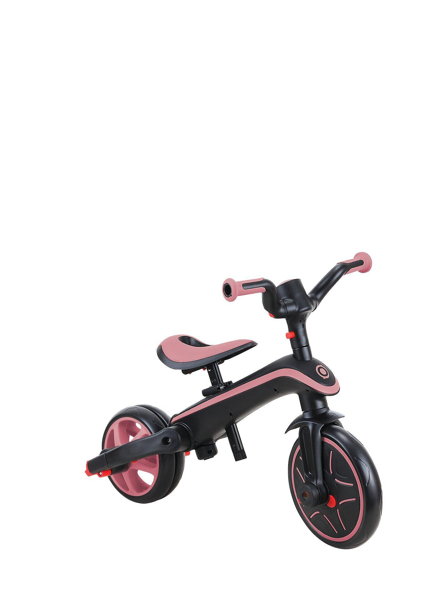 Driewieler EXPLORER 4-in-1 Evolutief & Opvouwbaar - Pastelroze 6/14