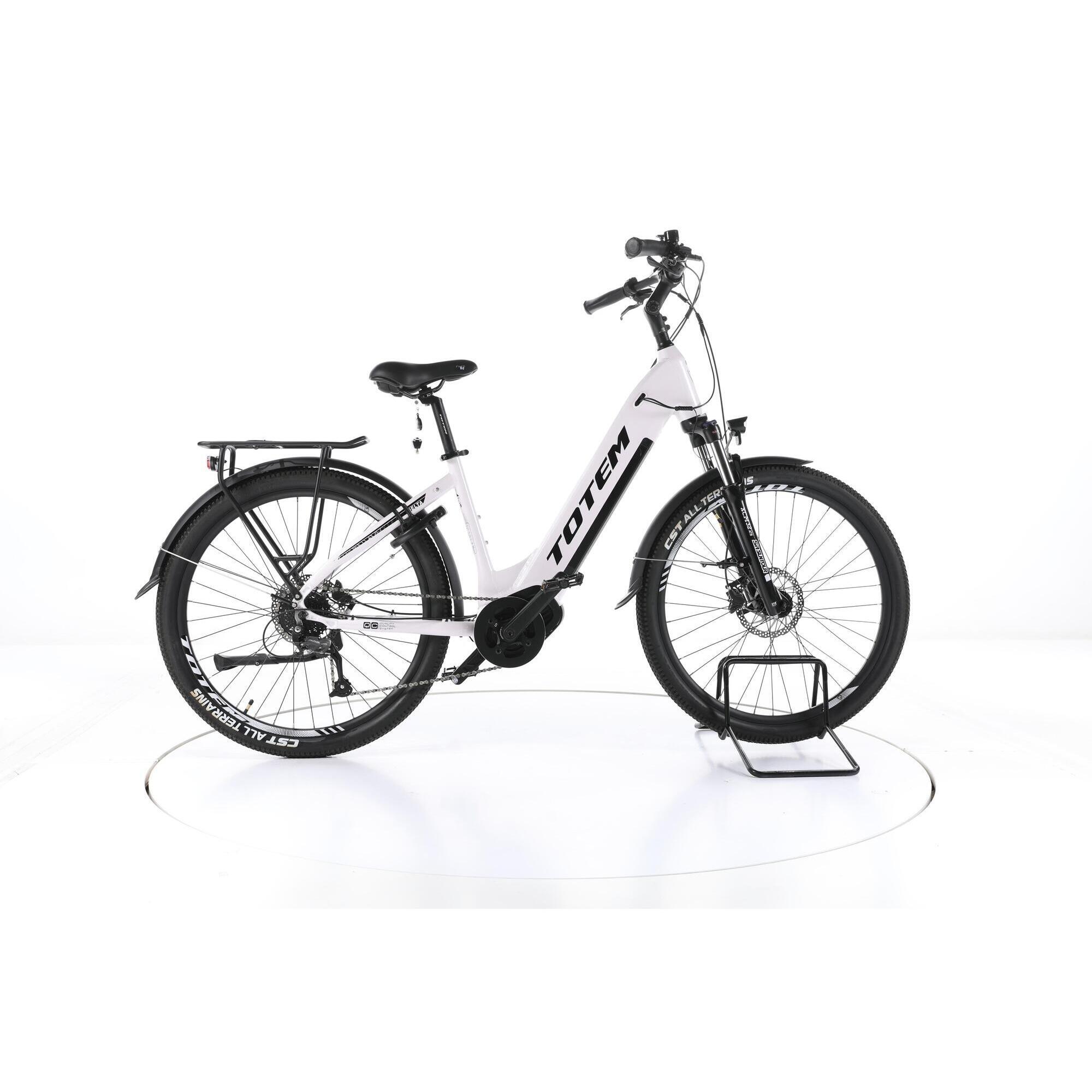 Totem Bikes - Reconditionné - Totem Delta Trekking Vélo Électrique Entrée Basse - Très Bon - Vélo De Voyage - Blanc - 45 - Decathlon