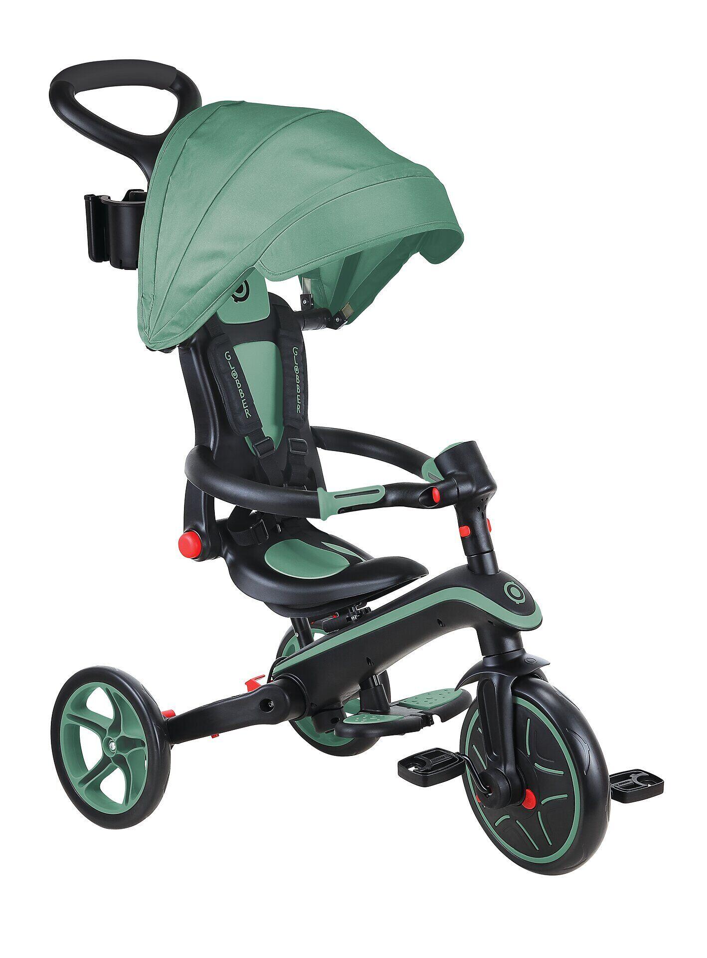 GLOBBER EXPLORER TRIKE FOLDABLE 4in1 oliv grün 9/15