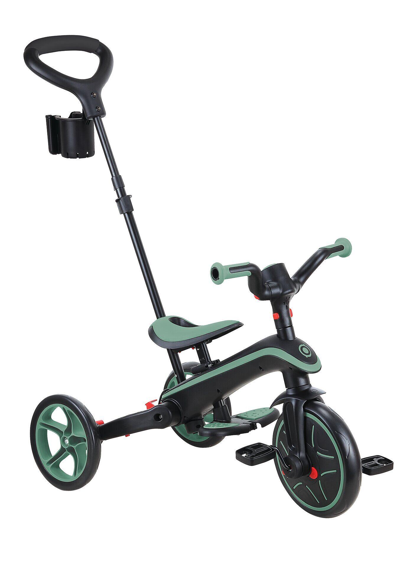 GLOBBER EXPLORER TRIKE FOLDABLE 4in1 oliv grün 10/15