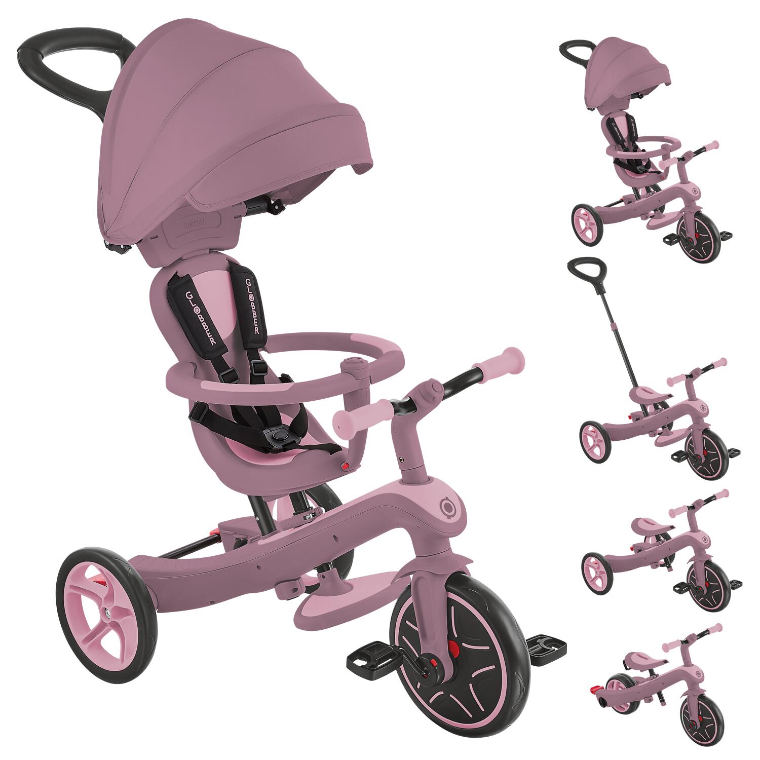 Scooter Laufrad / Dreirad  Trike Explorer 4 in 1 Ecologic  Berry 2/7