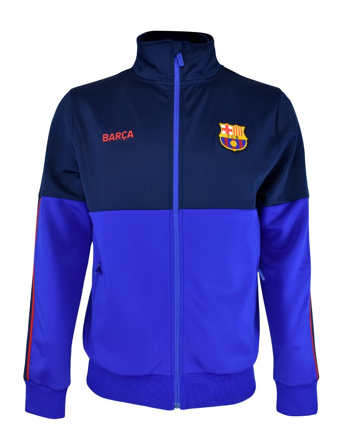 Chaqueta Entrenamiento Azul Marino FC Barcelona 4/4