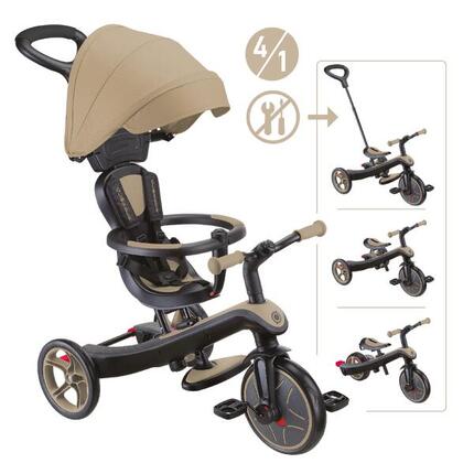 Tricycle évolutif pour bébé EXPLORER 4 en 1 - Vert Sauge
