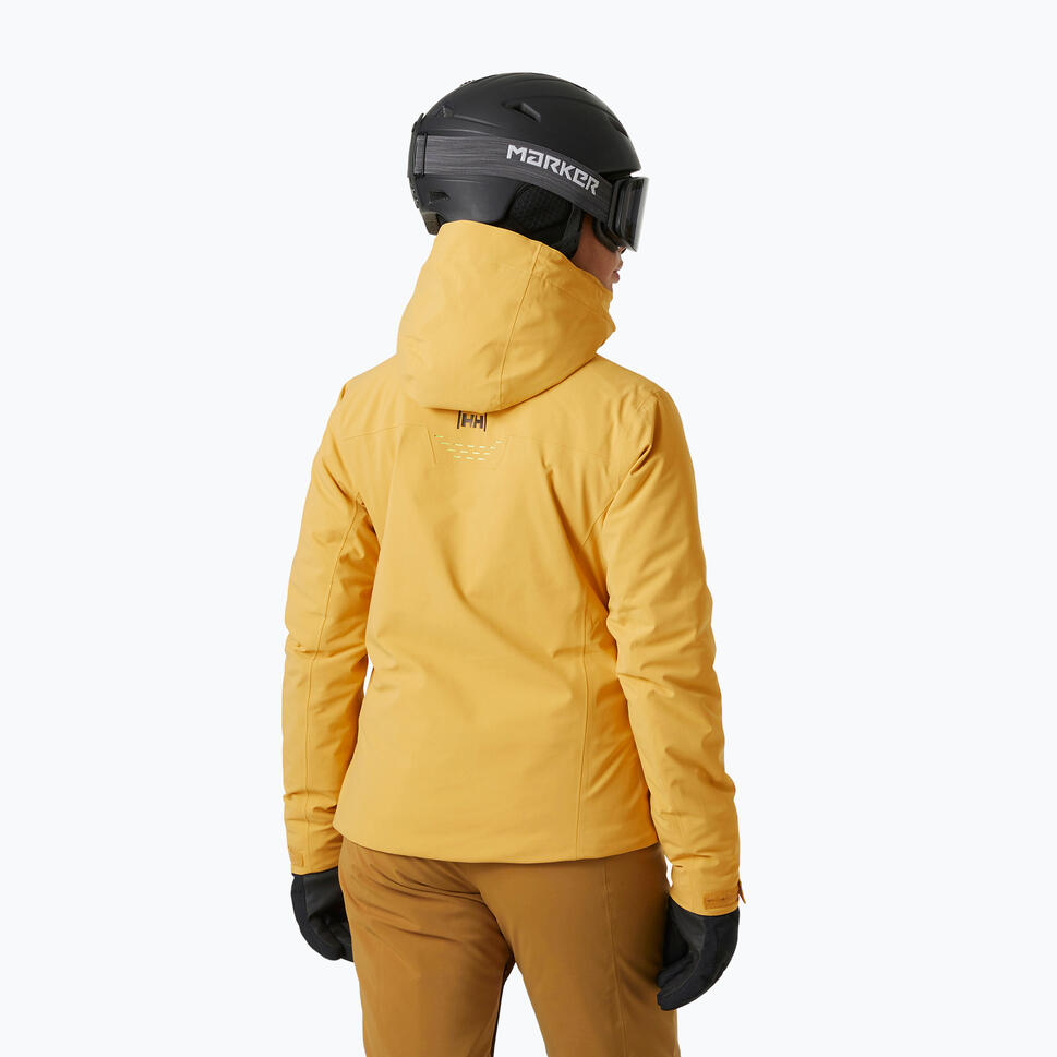 Kurtka narciarska damska Helly Hansen Alphelia Lifaloft sand