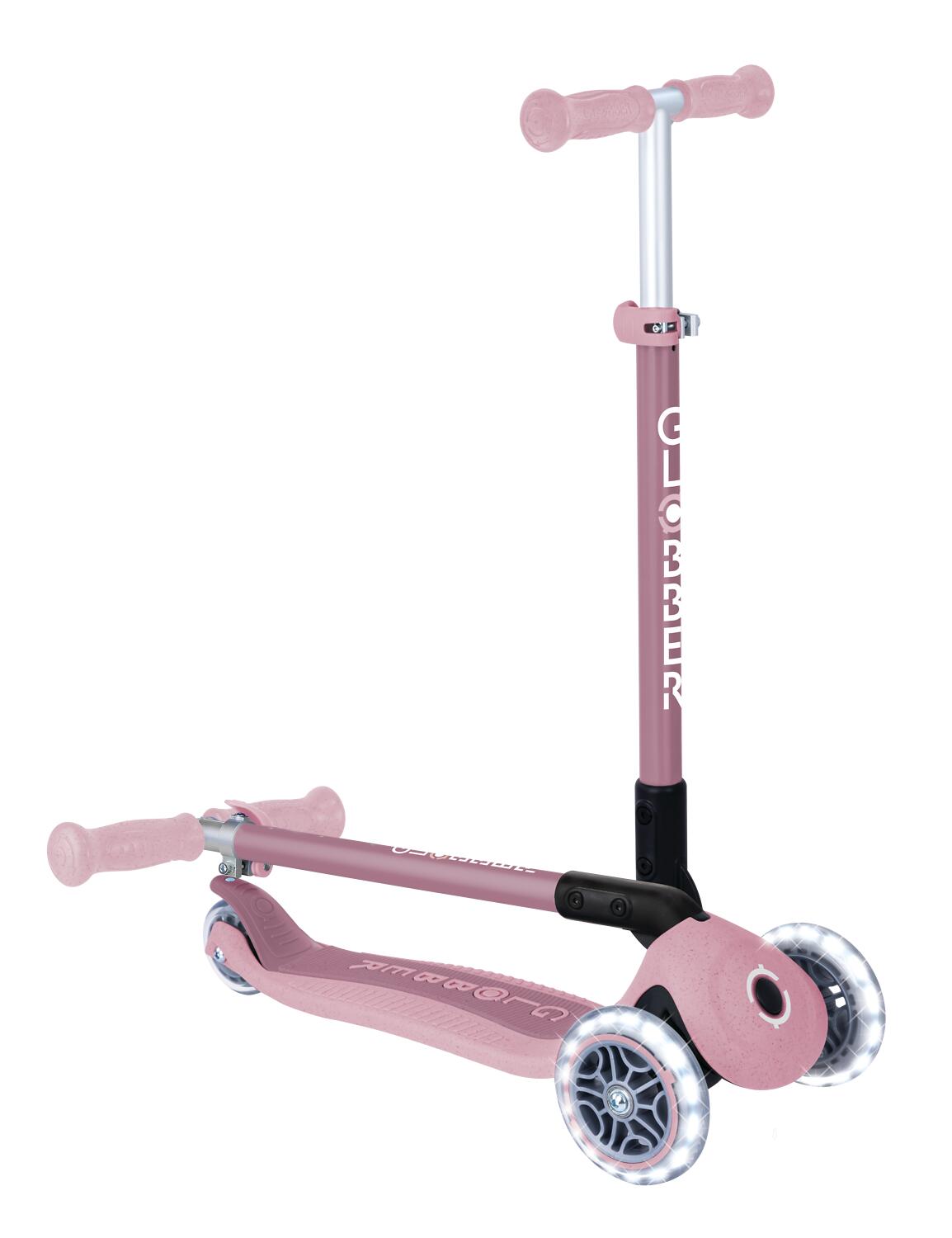 GLOBBER PRIMO FOLDABLE LIGHTS EC beere, mit Leuchtrollen 12/14