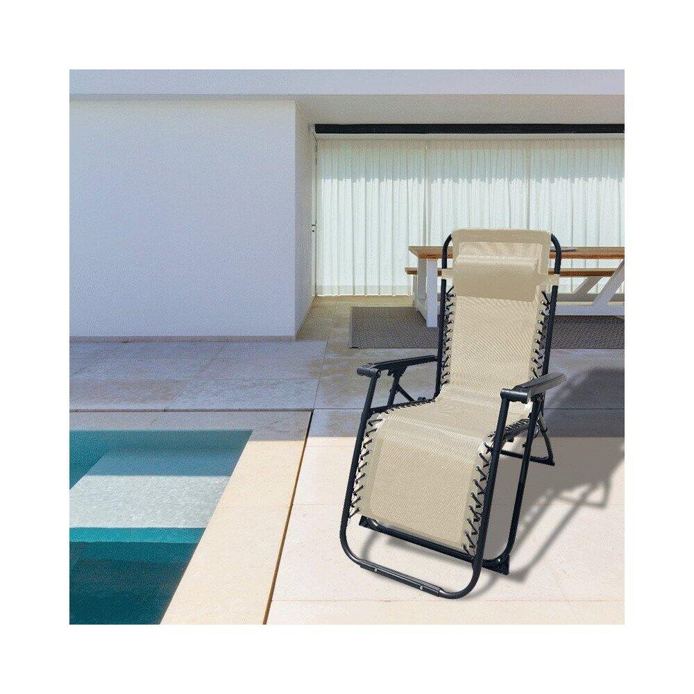 Vouwbare Stoel Marbueno Beige 5/5